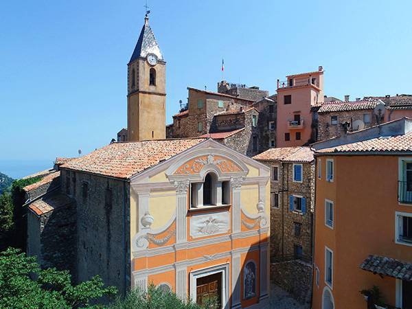 Gorbio - Eglise Saint Barthémy ©Drone de Regard