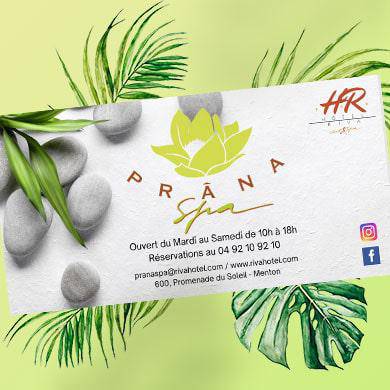 Gift voucher idea at the Spa of the Riva hotel in Menton