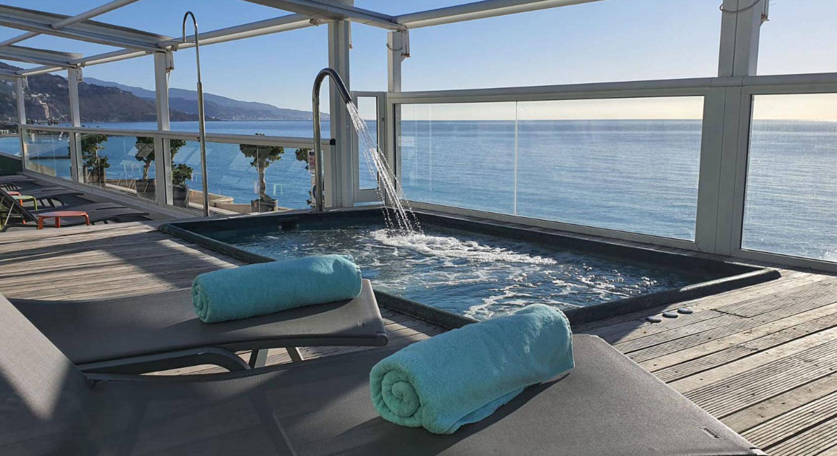 Luxury spa with sea view in Menton, near Nice and Monaco