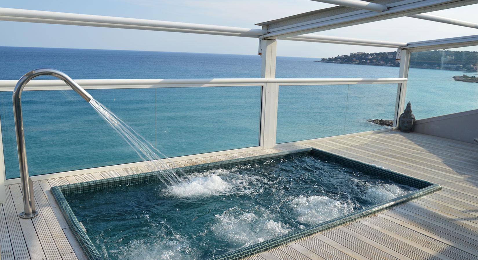 Luxury spa with sea view in Menton, near Nice and Monaco