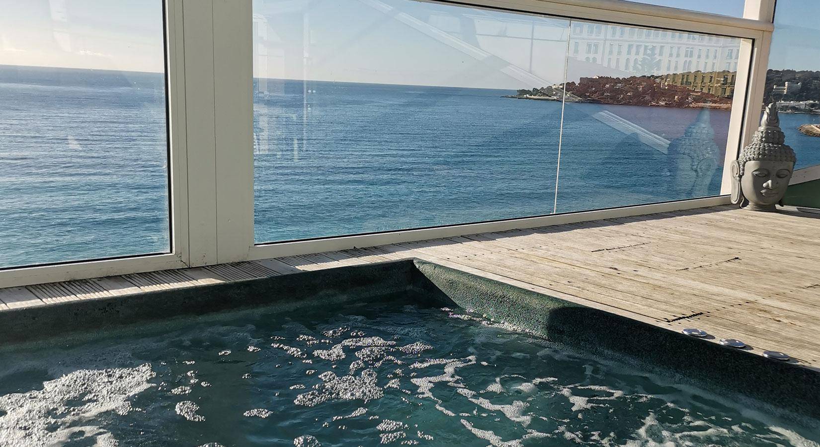 Luxury spa with sea view in Menton, near Nice and Monaco
